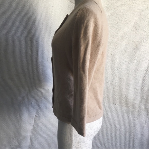 Vintage 90s Banana Republic Sweater Jacket S M Angora & Wool Cardigan - Picture 5 of 8